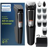 Philips Norelco Multi Groomer All-in-One Trimmer Series 3000-13 Piece Mens Grooming Kit for Beard, Face, Nose, Ear Hair Trimmer 